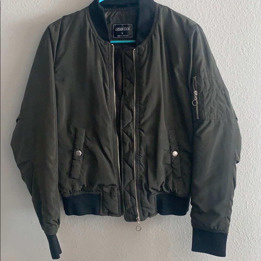 Urban Look Bomber Jacket | Satin